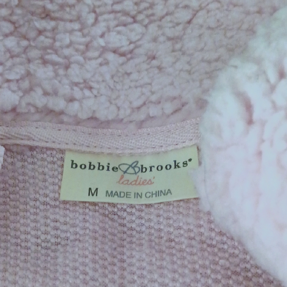 Bobbie Brooks Light Pink Fleece Jacket